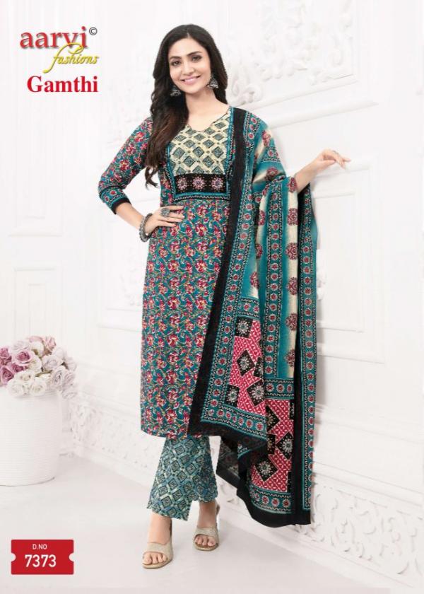 Aarvi Gamthi Vol-6 – Kurti Pant With Dupatta